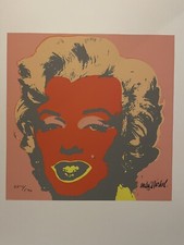 Andy Warhol Marilyn Monroe 1986 Hand Nummeriert Limitierte Auflage Lithographie