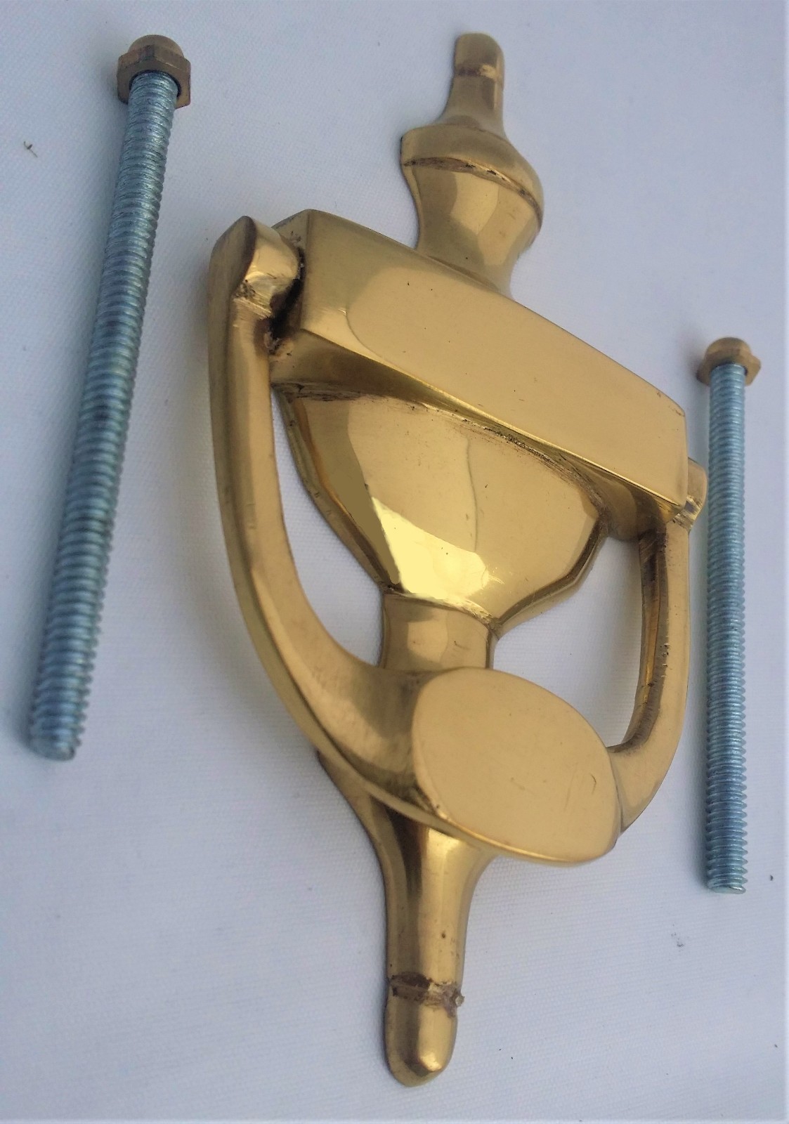 6" Door Knocker Victorian Urn Style Brass Front Door Knocker UPVC