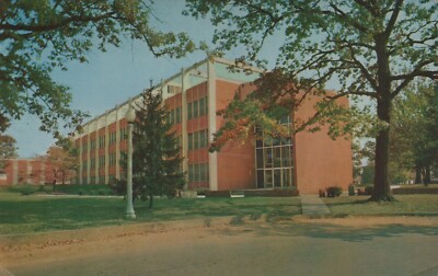  Vtg Postcard Minges Science Building Lenoir Rhyne College Hickory N.C.  
