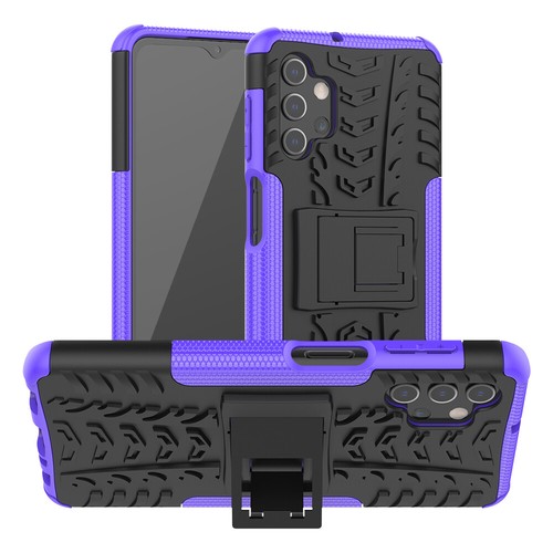 Per Samsung Galaxy A32 5G, 3D 2in1 2 strati custodia armatura robusta antiurto + vetro - Foto 44 di 52