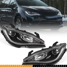 Pair For 2017-2020 Chrysler Pacifica Factory HID/Xenon Headlights LED DRL LH+RH