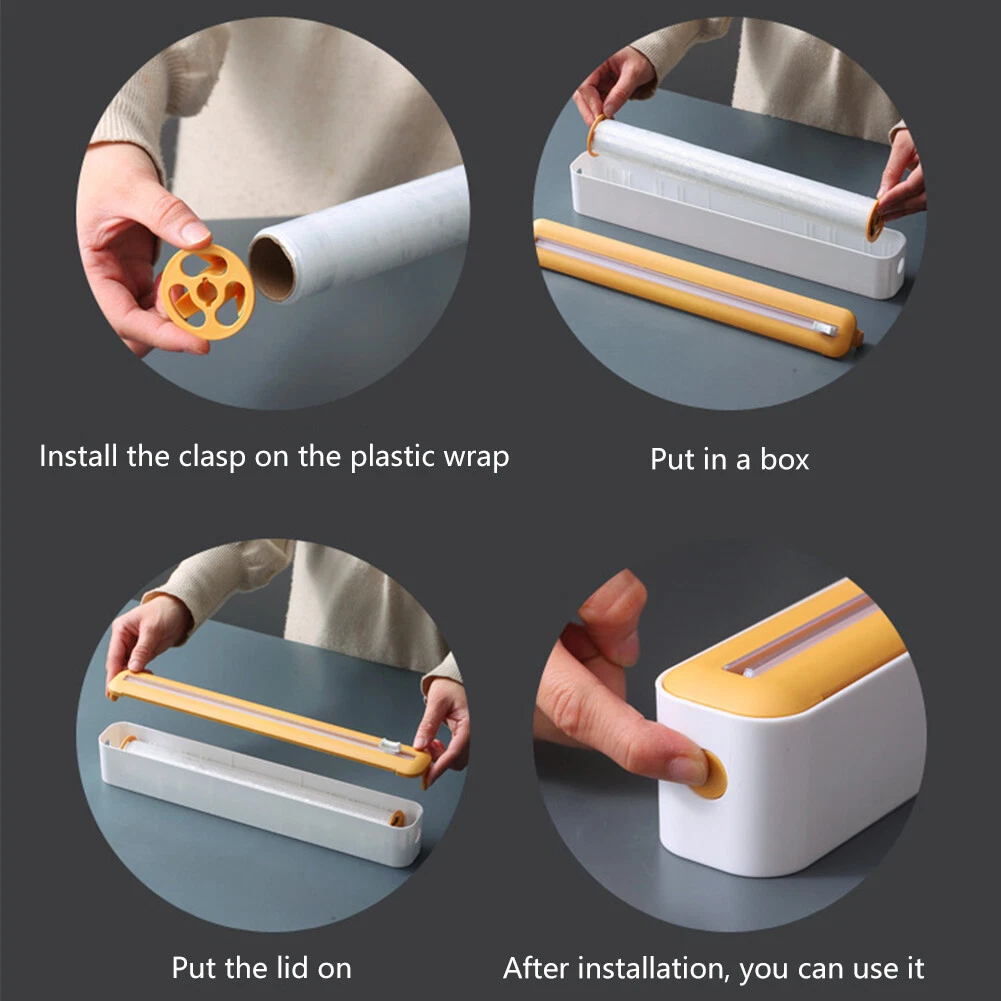 Aluminum foil and on sale plastic wrap dispenser