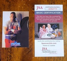 1991 Ray Agnew signed Pro Line Portraits New England Patriots card JSA cert COA