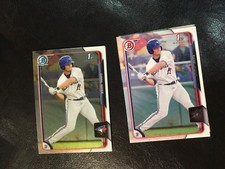 2015 Bowman Draft #139 Carl Wise 13 count, 4 chrome, 9 base lot Blue Jays