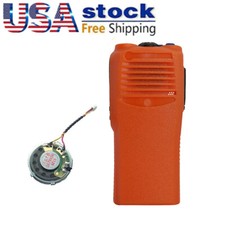 1x Orange New Refurbish Front Housing Cover Case for CP200 Radio With Speaker