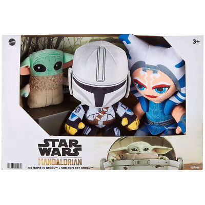 Mattel Star Wars: The Mandalorian 3-Pack Plush Set ~New~ | eBay