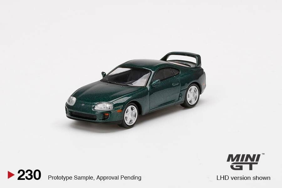 MINI GT 230 Toyota Supra Dark Green Pearl Metallic LHD | eBay