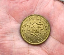 Showbiz Pizza Place Game Token Come for the Pizza Stay for the Fun
