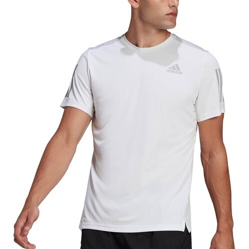 $40 NUEVO CON ETIQUETAS ADIDAS Para hombres Propio The Run Blanco Reflectante Plateado Camiseta para Correr 2XL - Imagen 1 de 10