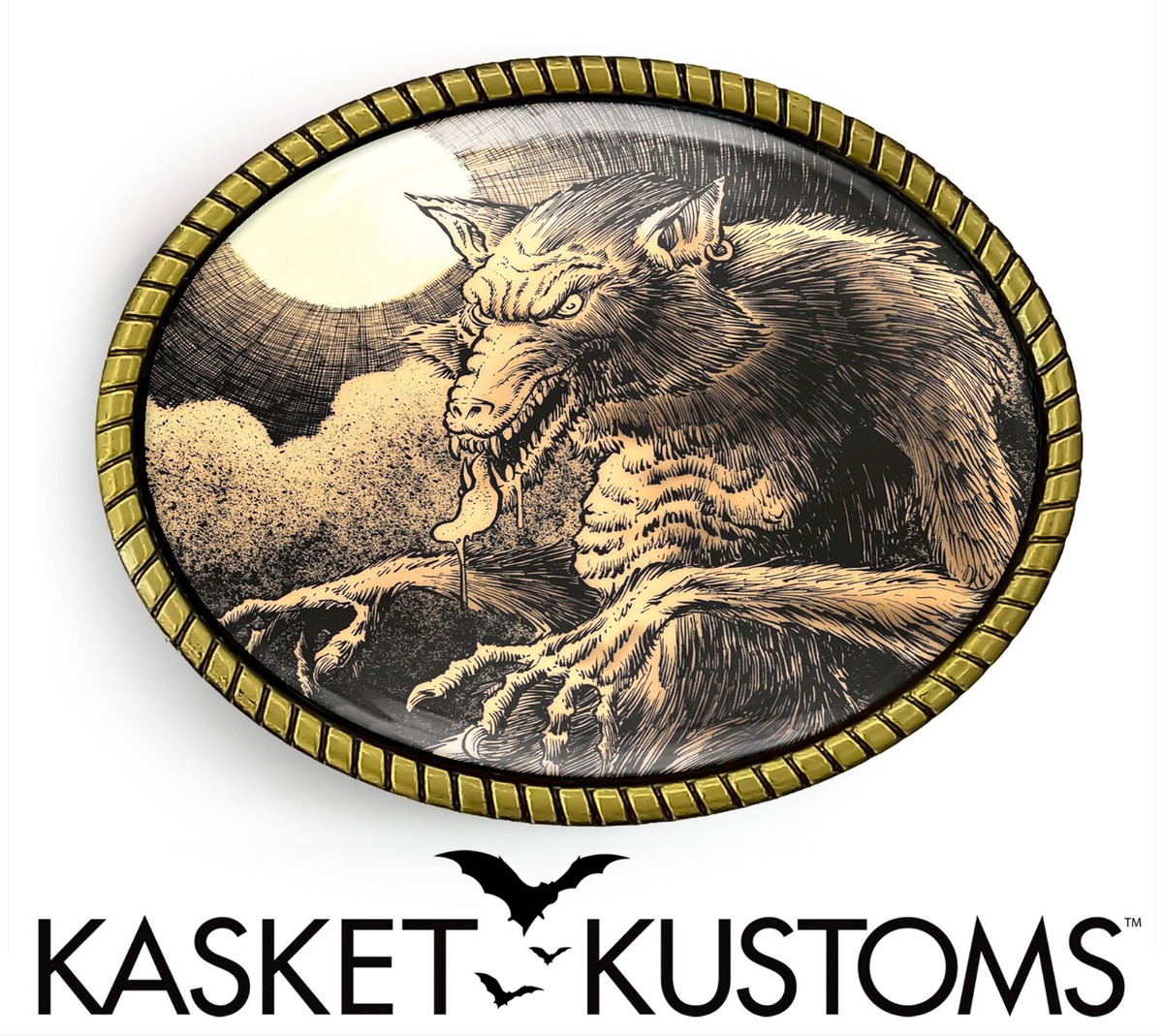 Werewolf Belt Buckle - Folklore History Art Belt Buckle - 639 | eBay