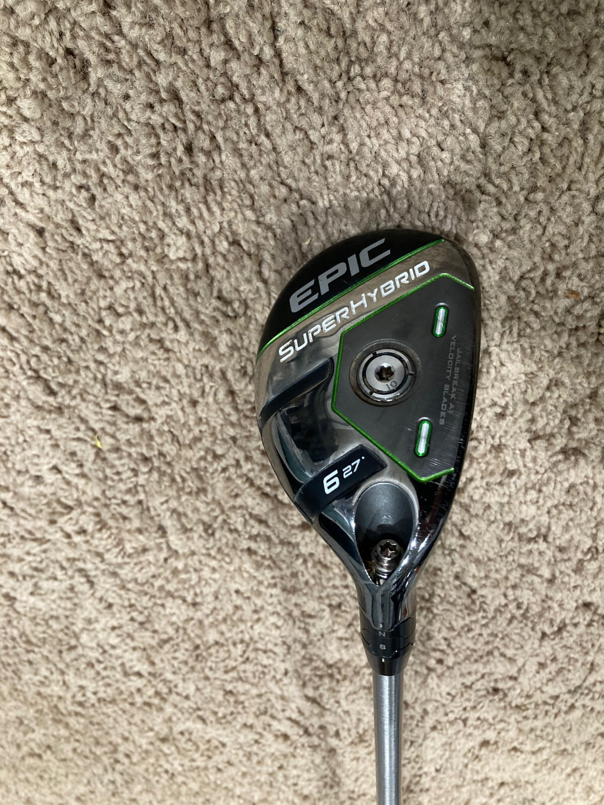 ヘッドのみ】キャロウェイエピックスーパーハイブリッド6H 27°
