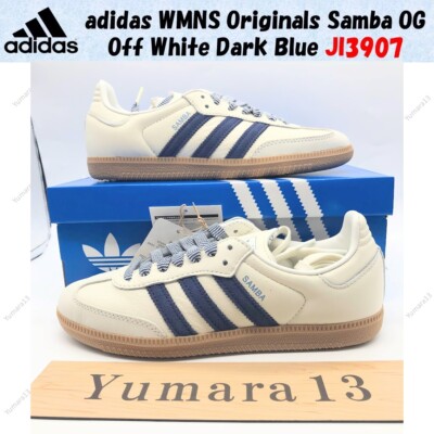 adidas WMNS Originals Samba OG Off White Dark Blue JI3907 Women's