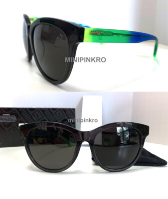 PUMA 56mm Round Cat Eye Gray/Smoke Sunglasses Multi-Color  display picture 3