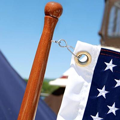 Taylor Made Bootsflaggenmast Aus Teak – 1,9 Cm X 45,7 Cm, Ofengetrocknet, Wetterbeständig Für Dock & Marina