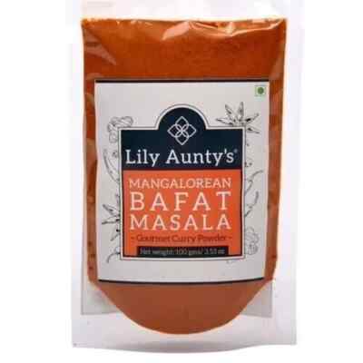 Lily Aunty's Mangalorean Bafat Masala Powder 100g Free Shipping World Wide