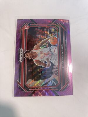 2023 Panini Prizm Draft Picks #20 Brice Sensabaugh RC PURPLE WAVE Variation