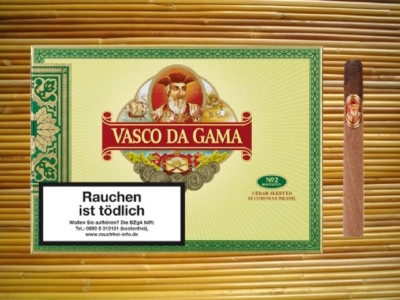 1 Kiste Vasco da Gama Brasil Maduro mit  25 Zigarren