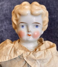 Antique German 12  China Head C1890 Doll With Gorgeous Outfit