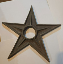 10.5"  Cast Iron- Lone Star -Rustic Star