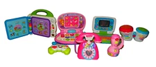 7 Learning Toys Lot Leap Frog Kidoozie Vtech Fisher-Price  Disney