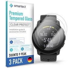 3x Schutzglas Panzerfolie für Suunto 9 Peak / 9 Peak Pro Displayschutz Hartglas