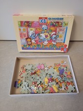 F.X.Schmid Puzzle: 1997 Die Schlümpfe 100 XXL Puzzle Rap-Band komplett