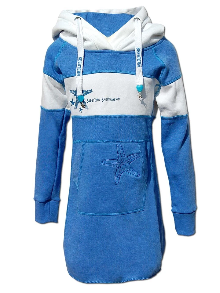 SEESTERN Kinder Langes Kapuzen Sweat Shirt Pullover Hoody Sweater Gr.116-164 /21 - Bild 3 von 4
