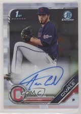 2019 Bowman Chrome Prospect Auto Aaron Civale #CPA-AC Auto 06z2