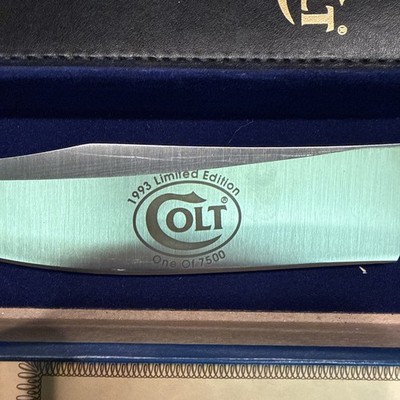 Colt 1993 Limited Edition Bowie Knife Stainless Steel Clip Point w
