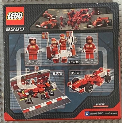 LEGO Racers: M. Schumacher and R. Barrichello (8389) for sale