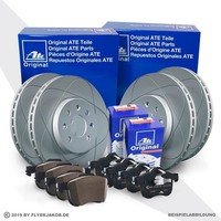 ATE Powerdisc Scheiben + BelÄGe Vorne + Hinten BMW 3Er E90 E91 E92 E93
