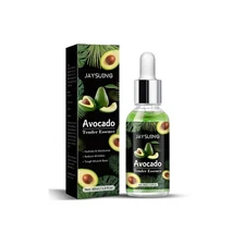 Jaysuing Avocado Serum, Brightening Facial Tone, Lightening Fine Lines, Moisturi