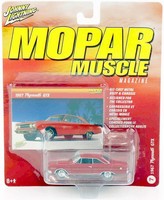 1:64 Johnny Lightning 1967 Plymouth Gtx Red Mopar Muscle