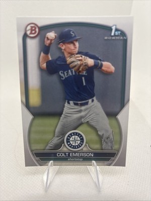 2023 Bowman Draft Colt Emerson #BD-42 Seattle Mariners (1st Bowman)