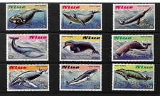 Niue 1983 MNH Protect the Whale sg 487/95