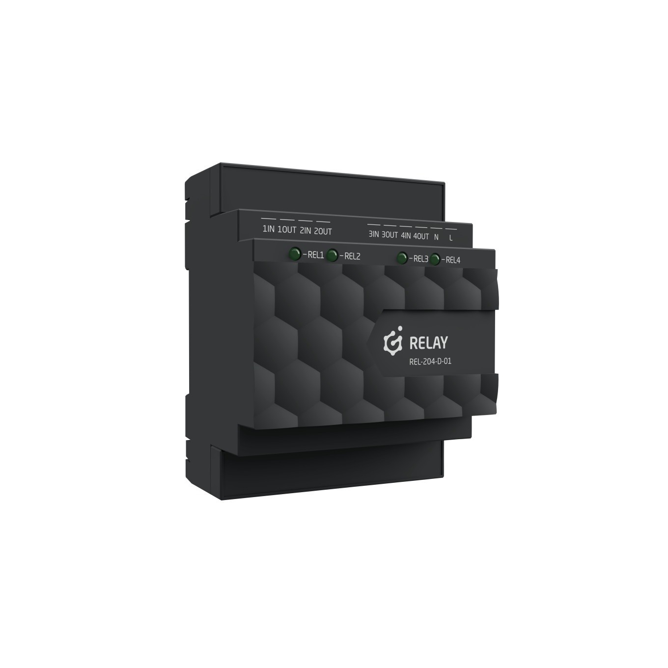 RELAY 4HP, DIN, TF Bus, REL-204-D-01