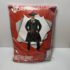 Cowboy Costume Adult Wild West Western Sheriff Gunslinger Outlaw Halloween 2XL