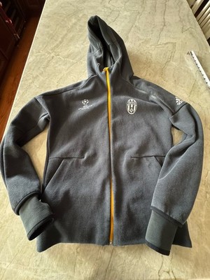Adidas Juventus Anthem Hooded Jacket Champions League Rare Heavy Duty UCL JUVE