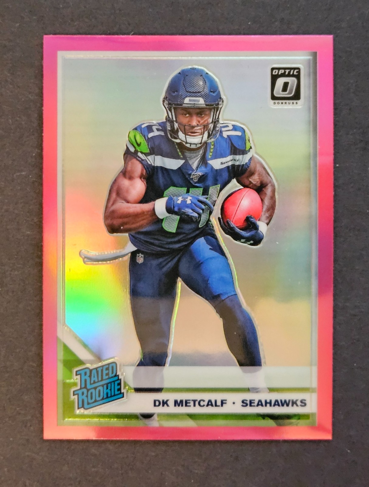 DK Metcalf Rated Rookie Pink Donruss Optic 2019 Panini NFL Football Card