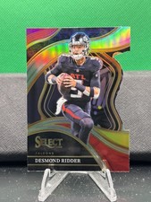 Desmond Ridder #275 Black and Red Prizms Die Cuts 2023 Panini Select