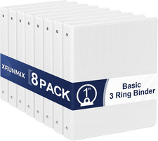 1-Inch 3-Ring-Binder with Pockets, 1'' Basic Binders 1-Inch View round Binders