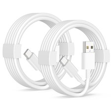 2Pack 3FT USB A to USB C CarPlay Cable for iPhone, iPad, Galaxy, Pixel