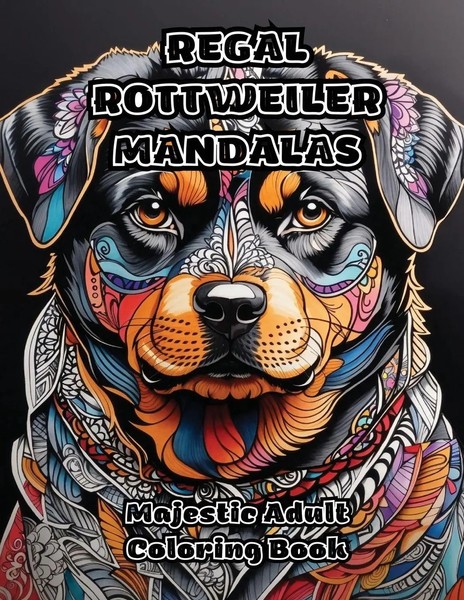 ColorZen | Regal Rottweiler Mandalas | Taschenbuch | Englisch (2023) | ColorZen-image