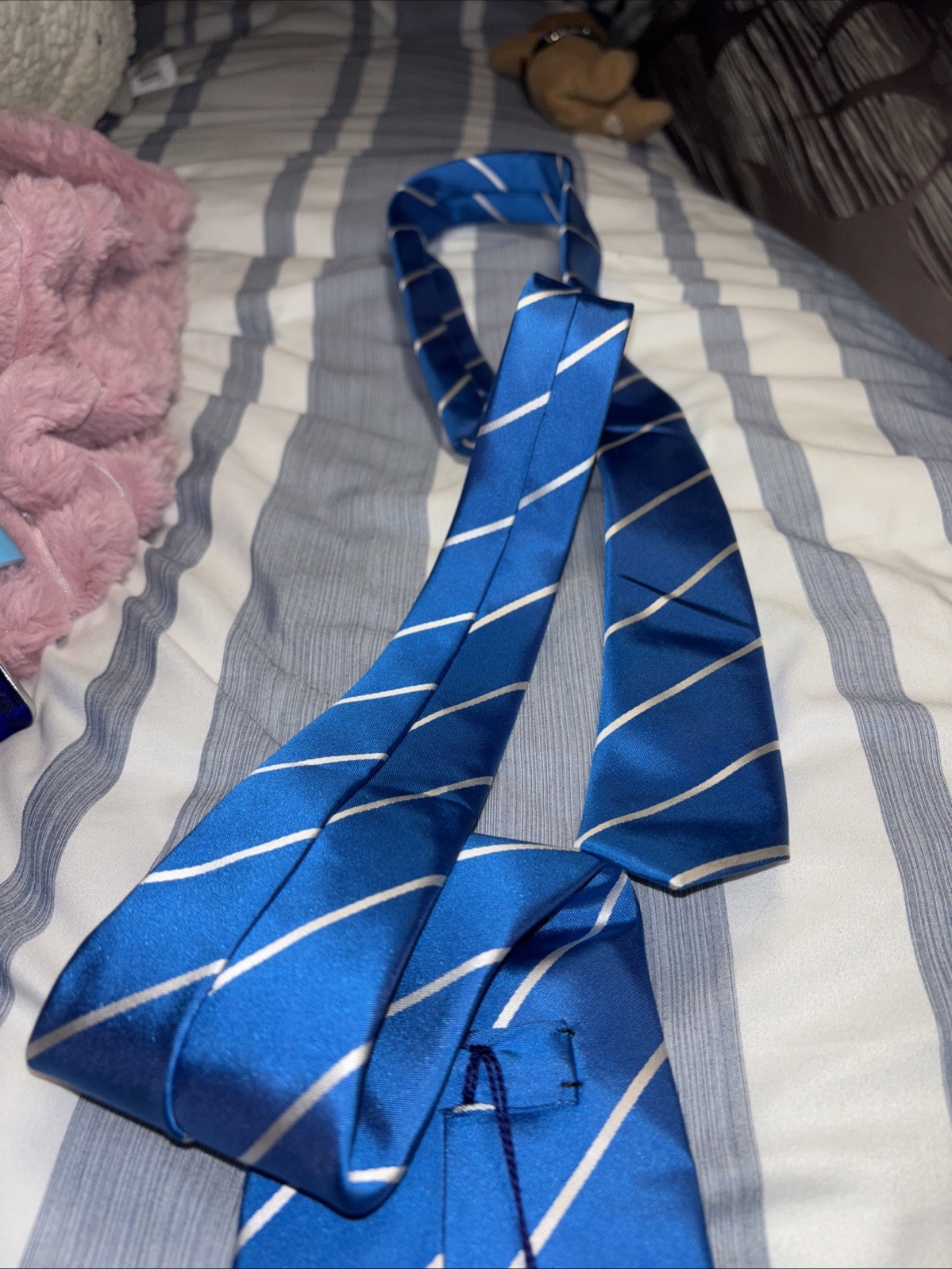 charles tyrwhitt Tie Blue With White Strips BNT