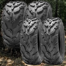 Full Set 4 25x8-12 25x10-12 ATV Tires MUD UTV All Terrain 25x8x12 25x10x12 6PR