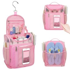 Hanging Shower Caddy Portable - Travel Toiletry Bag for Men Women, Large Ca...