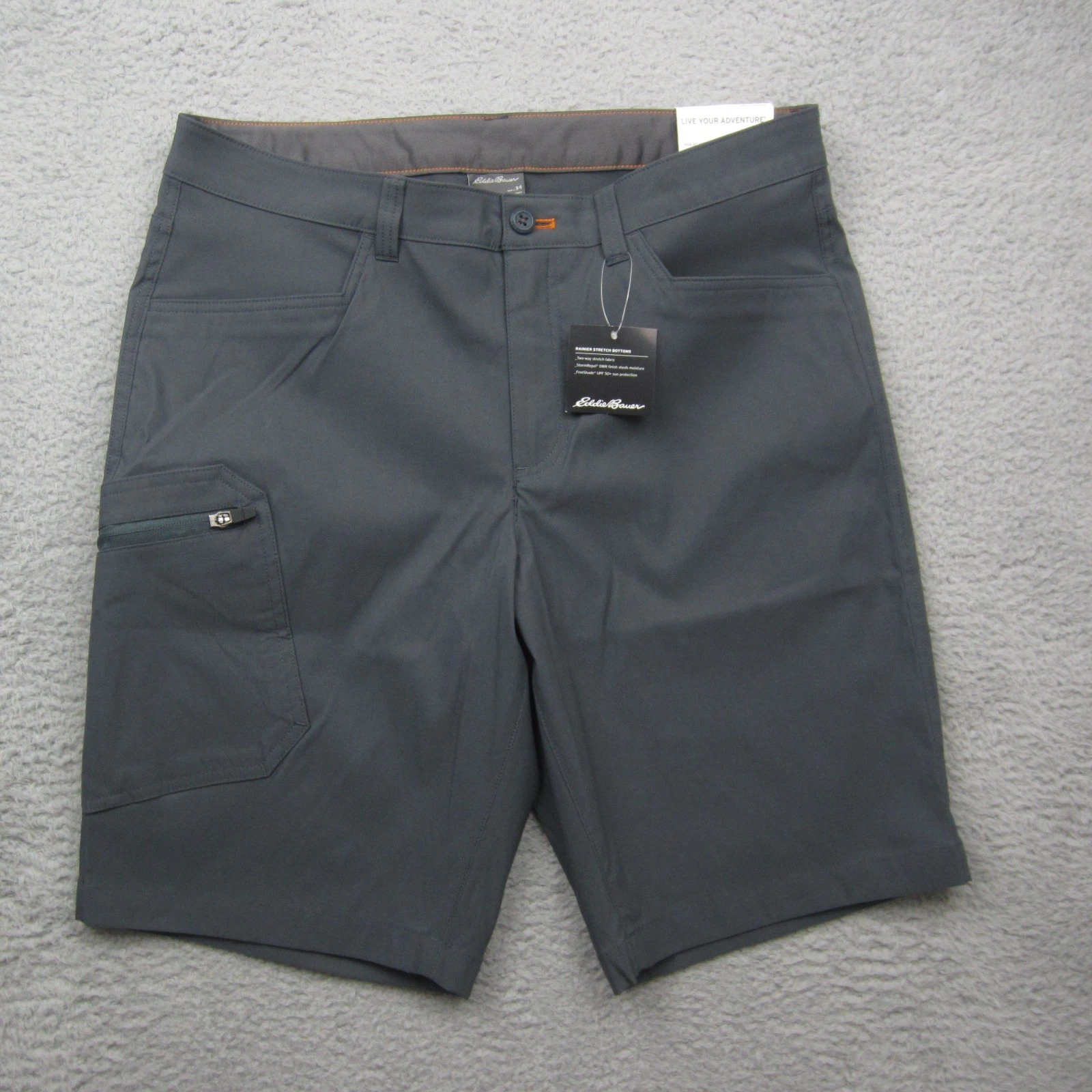 Eddie Bauer Shorts Men 34 Blue Rainier Tech 10.5" Stretch Utility Hiking Outdoor
Opens in a new wind