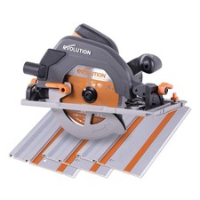 Evolution Power Tools R185CCSX Circular Saw With 1020 mm 3-Piece Track