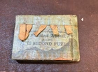 Civil War Artillery fuse packett dated 1863, unopened.