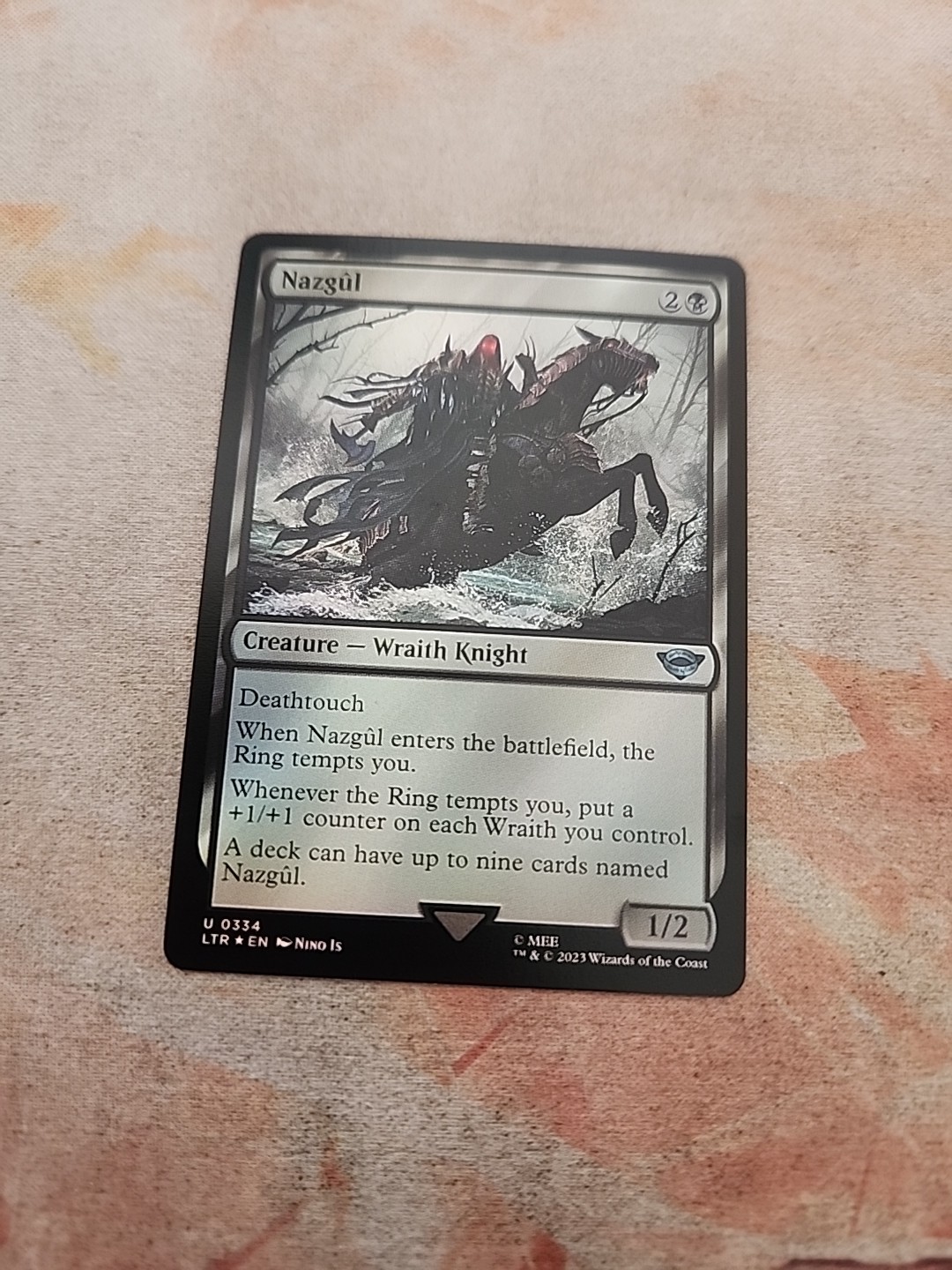 Nazgul 0334 Foil The Lord Of The Rings MTG NM